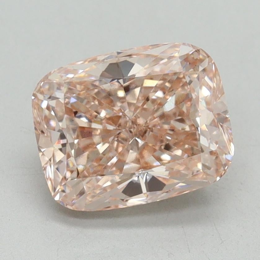 2.07 Ct. Fancy Intense Pink Cushion Lab Grown Diamond