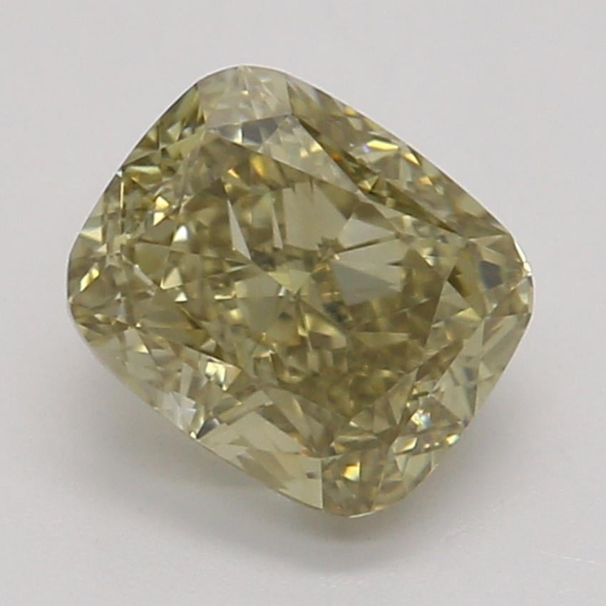 0.70 Ct. Fancy Deep Brownish Yellow Cushion Diamond