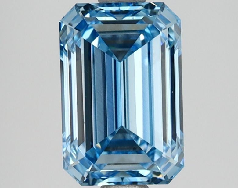 1.51 Ct. Fancy Vivid Blue Emerald Lab Grown Diamond