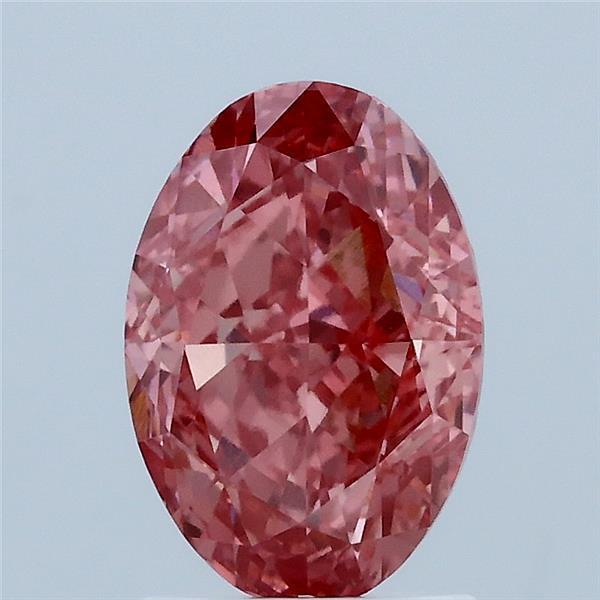 2.05 Ct. Fancy Vivid Pink Oval Lab Grown Diamond