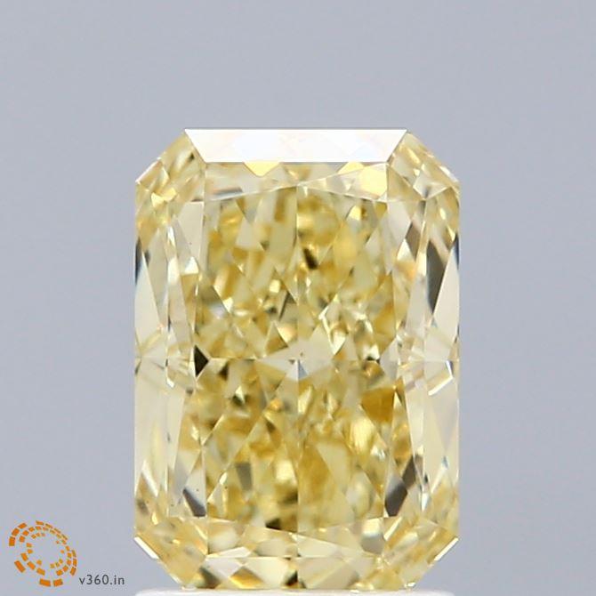2.08 Ct. Fancy Intense Yellow Radiant Lab Grown Diamond