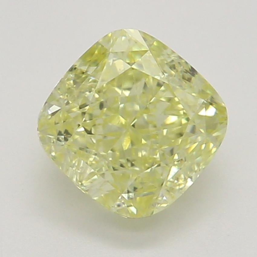 0.72 Ct. Fancy Yellow Cushion Diamond