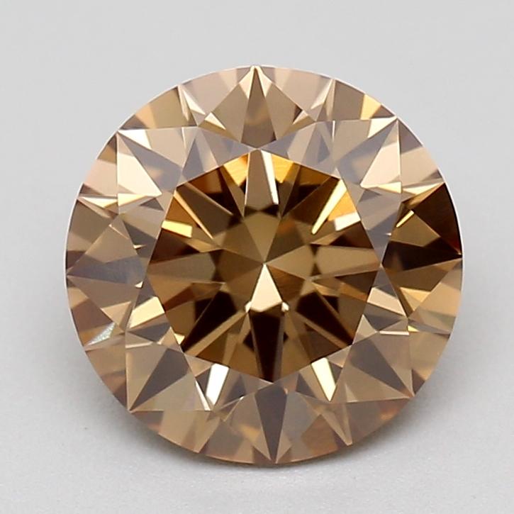 1.20 Ct. Fancy  Brown Round Lab Grown Diamond