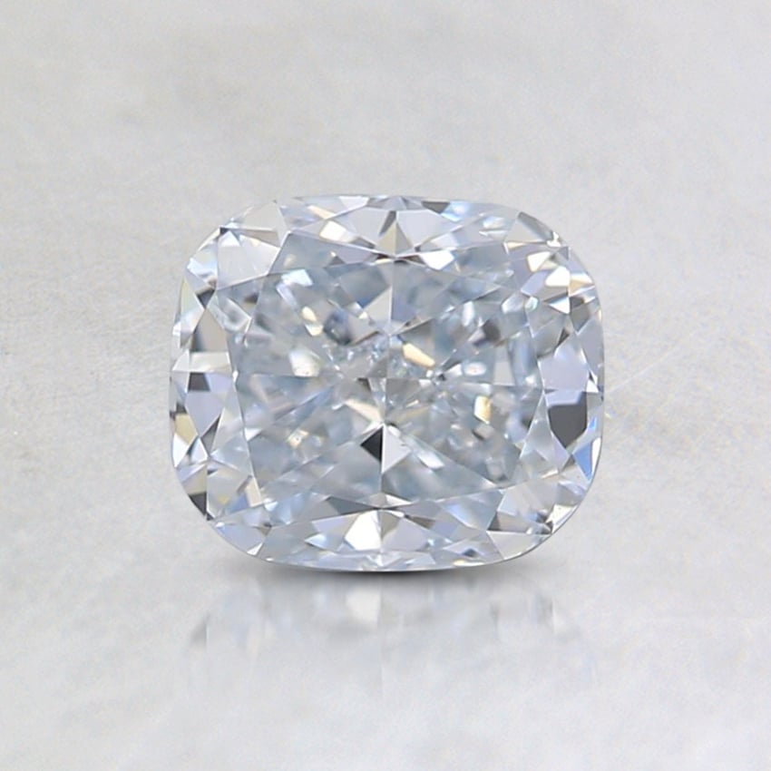 0.74 Ct. Light Blue Cushion Lab Grown Diamond