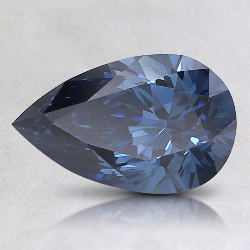 0.84 Ct. Fancy Deep Blue Pear Lab Grown Diamond