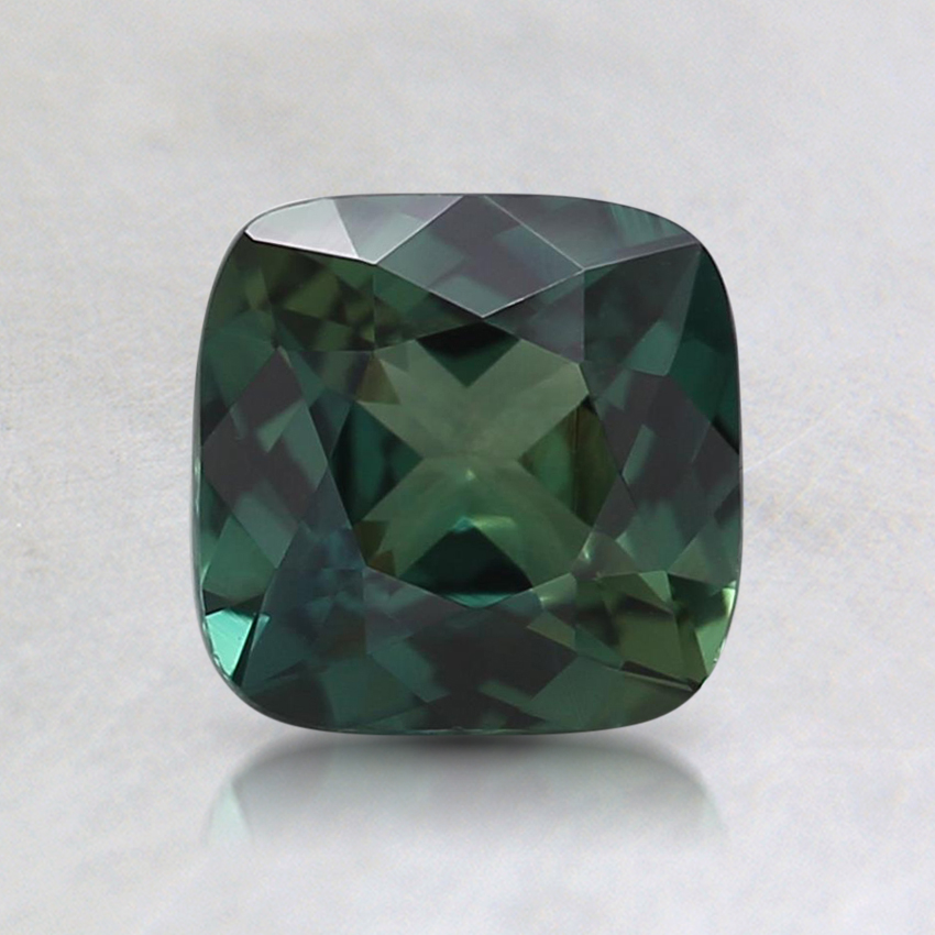 6mm Teal Cushion Sapphire