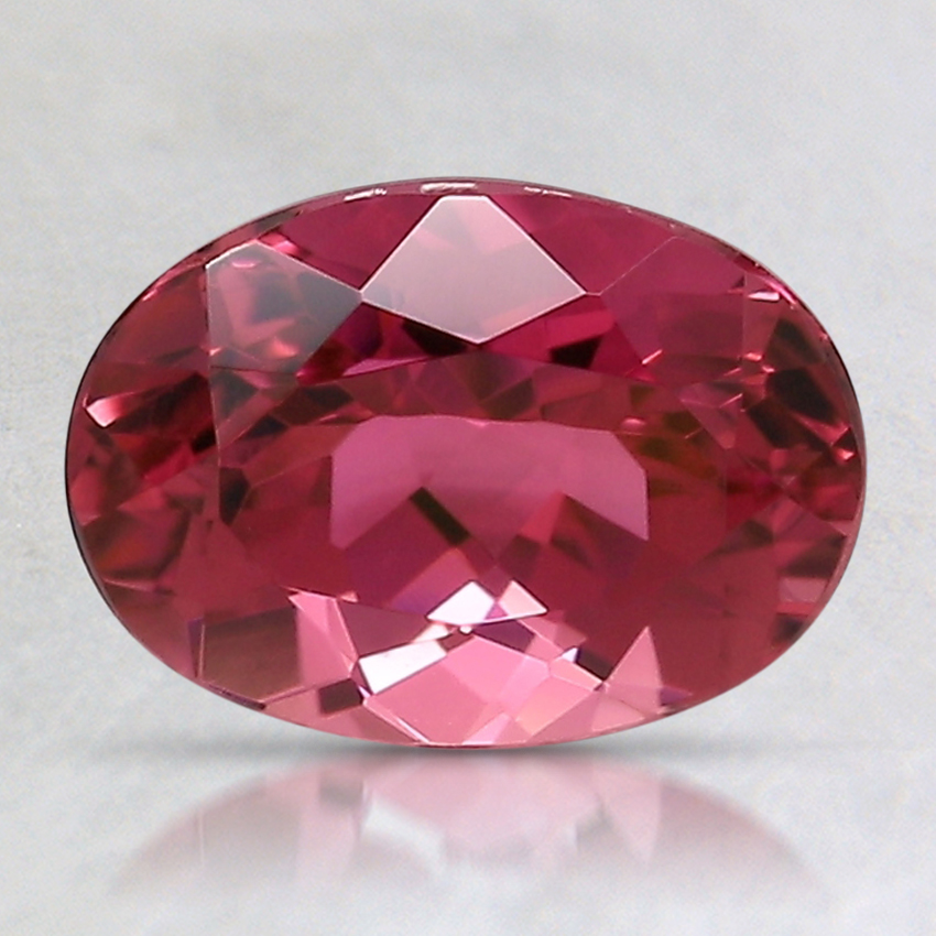8.7x6.4mm Super Premium Pink Oval Tourmaline
