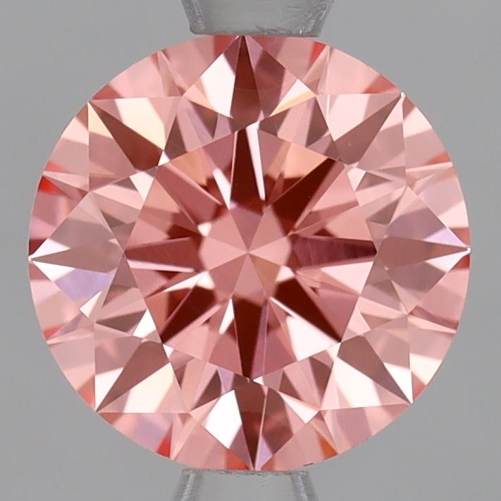 1.04 Ct. Fancy Vivid Pink Round Lab Grown Diamond