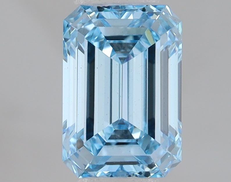 1.07 Ct. Fancy Vivid Blue Emerald Lab Grown Diamond