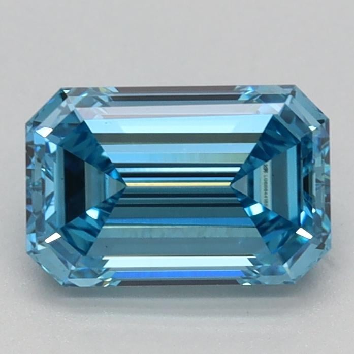 1.06 Ct. Fancy Vivid Blue Emerald Lab Grown Diamond
