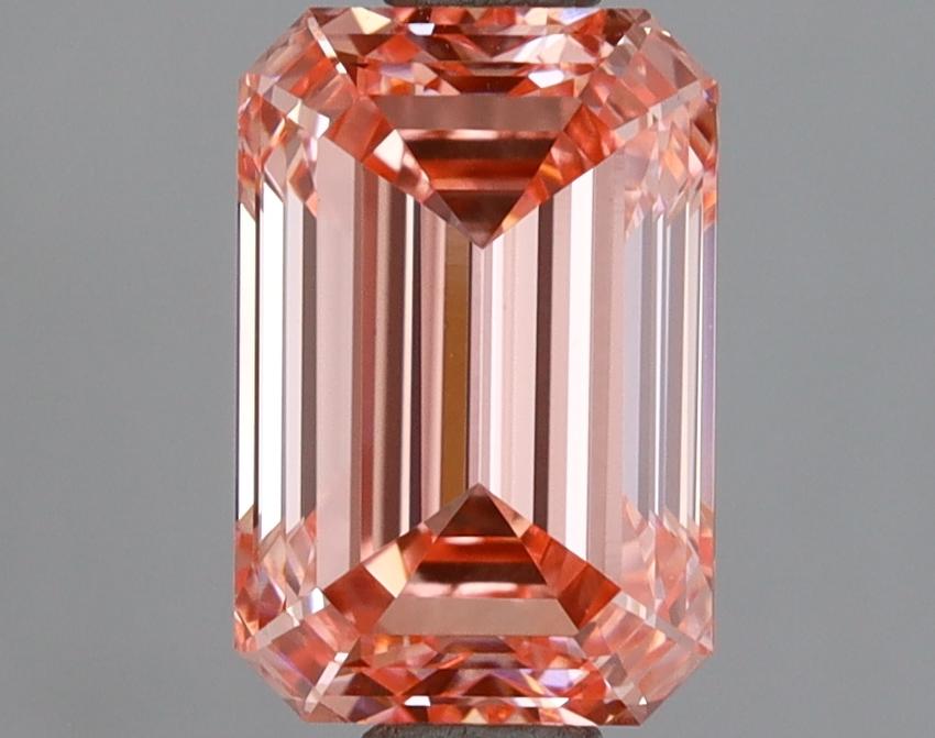 1.85 Ct. Fancy Vivid Pink Emerald Lab Grown Diamond