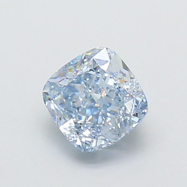 1.03 Ct. Fancy Intense Blue Cushion Lab Grown Diamond