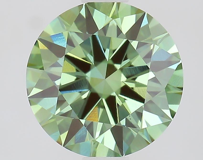 1.51 Ct. Fancy Vivid Pink Round Lab Grown Diamond