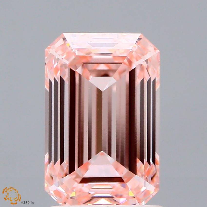 1.91 Ct. Fancy Intense  Pink Emerald Lab Grown Diamond