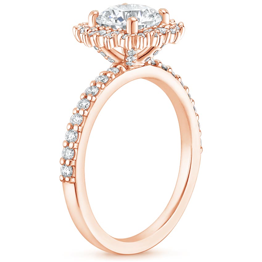14K Rose Gold Twilight Diamond Ring
