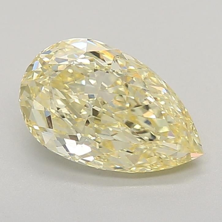 2.10 Ct. Fancy  Yellow Pear Lab Grown Diamond