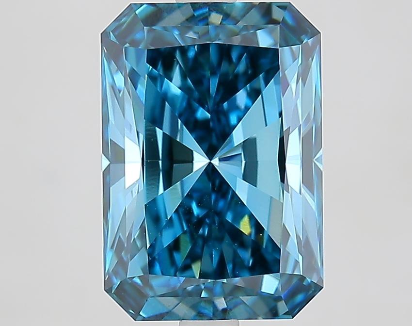 4.31 Ct. Fancy Vivid Pink Radiant Lab Grown Diamond