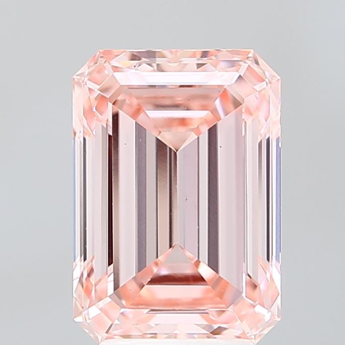 4.07 Ct. Fancy Intense Pink Emerald Lab Grown Diamond