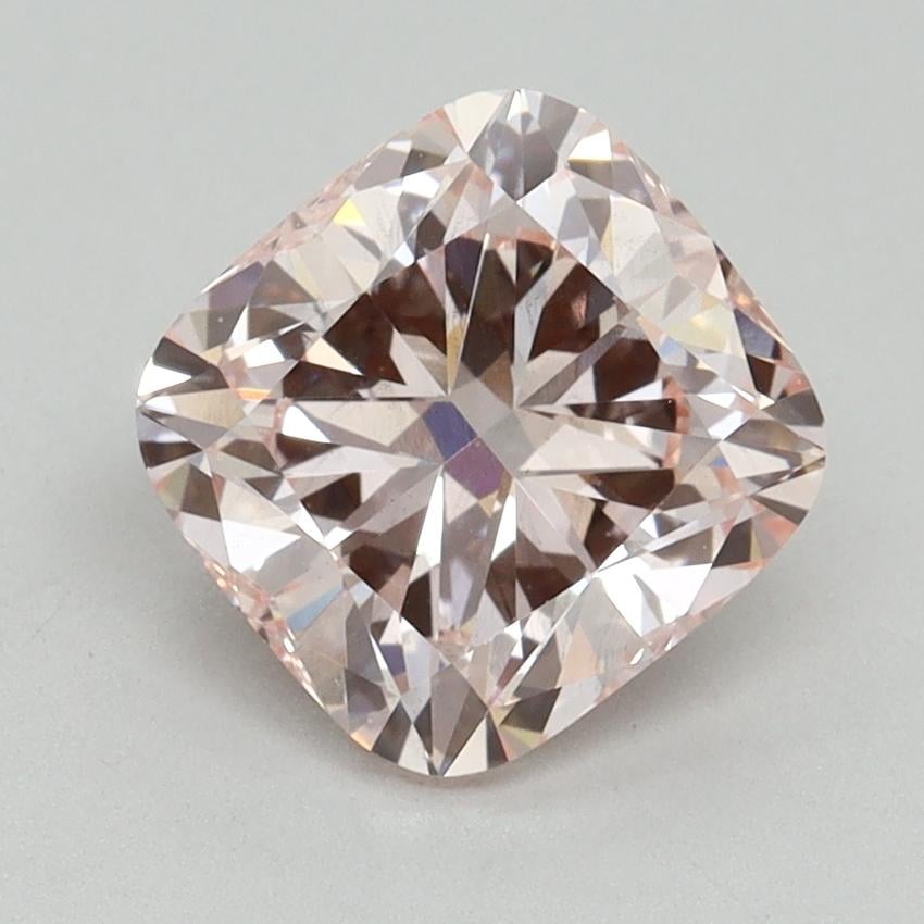 2.09 Ct. Fancy Intense Pink Cushion Lab Grown Diamond