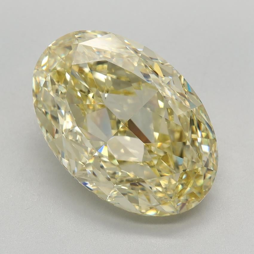 6.04 Ct. Fancy Yellow Oval Lab Grown Diamond