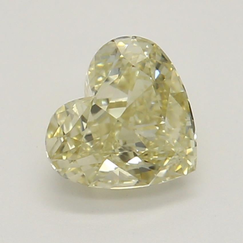 0.45 Ct. Fancy Light Brownish Yellow Heart Diamond