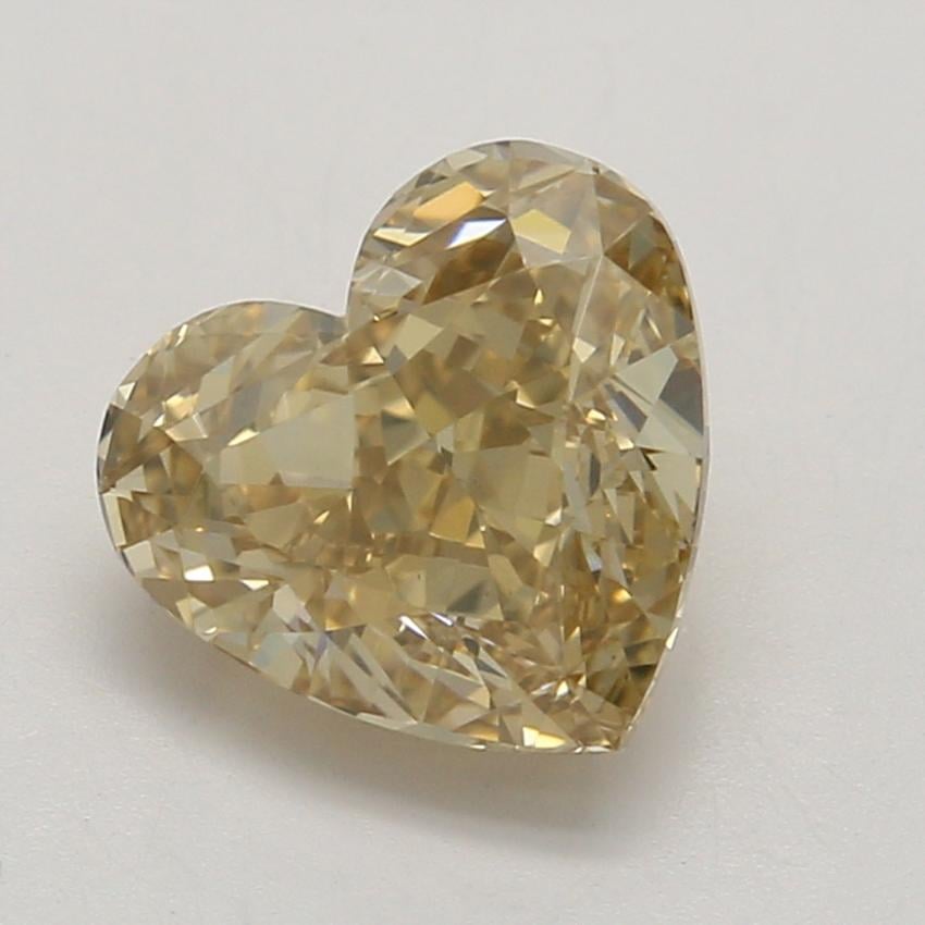 1.01 Ct. Fancy Brown-Yellow Heart Diamond