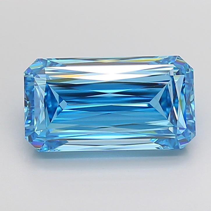 4.52 Ct. Fancy Vivid Radiant Lab Grown Diamond