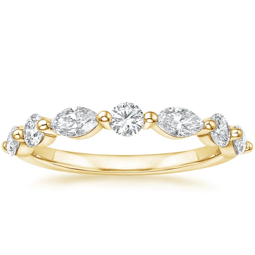 Rose gold diamond engagement ring with surprise diamond details