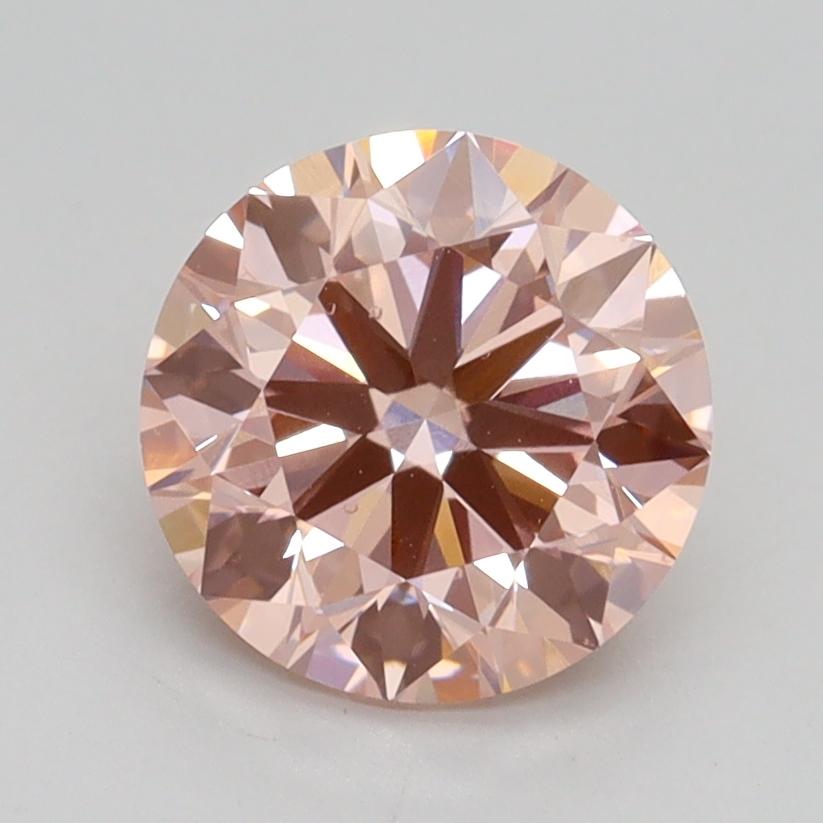 1.73 Ct. Fancy Intense Pink Round Lab Grown Diamond