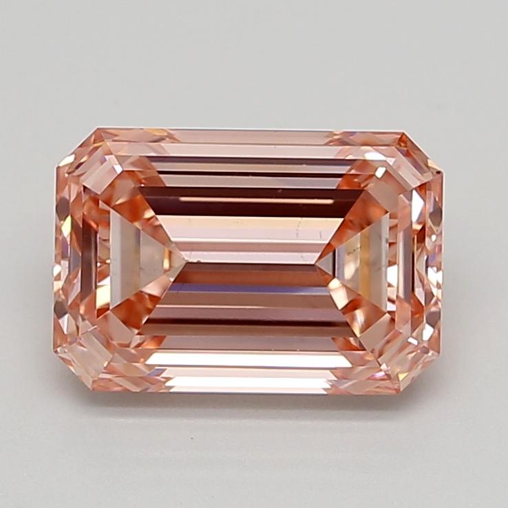 3.52 Ct. Fancy Intense  Pink Emerald Lab Grown Diamond