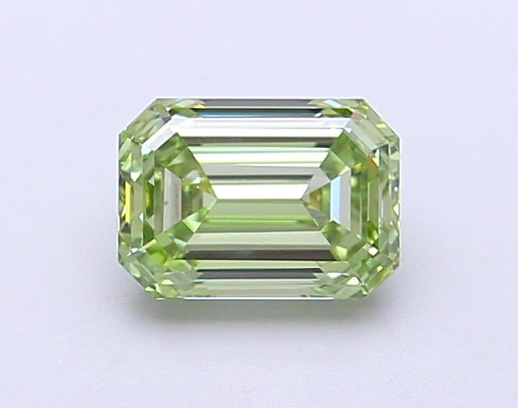 1.11 Ct. Fancy Vivid  Green Emerald Lab Grown Diamond