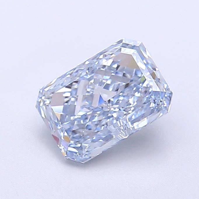 1.24 Ct. Fancy Intense  Blue Radiant Lab Grown Diamond