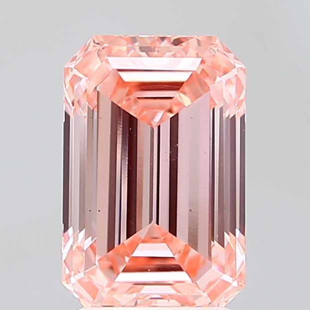 2.81 Ct. Fancy Intense Pink Emerald Lab Grown Diamond