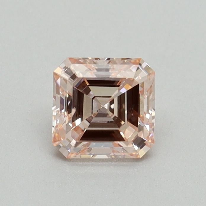 0.53 Ct. Fancy Intense Pink Asscher Lab Grown Diamond