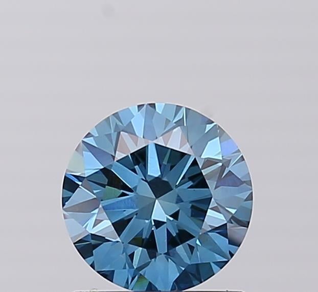 1.01 Ct. Fancy Vivid  Blue Round Lab Grown Diamond
