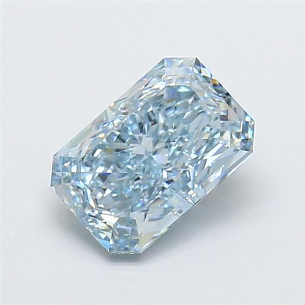 2.03 Ct. Fancy Intense Blue Radiant Lab Grown Diamond