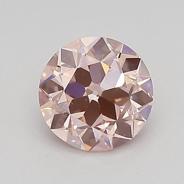 0.71 Ct. Fancy Intense Pink Round Lab Grown Diamond