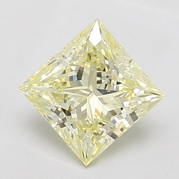 1.06 Ct. Fancy Light Yellow Princess Lab Grown Diamond