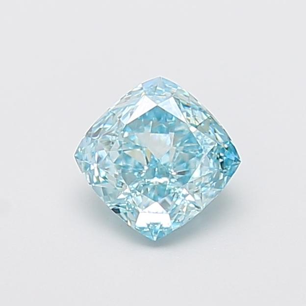 1.10 Ct. Fancy Intense  Blue Cushion Lab Grown Diamond