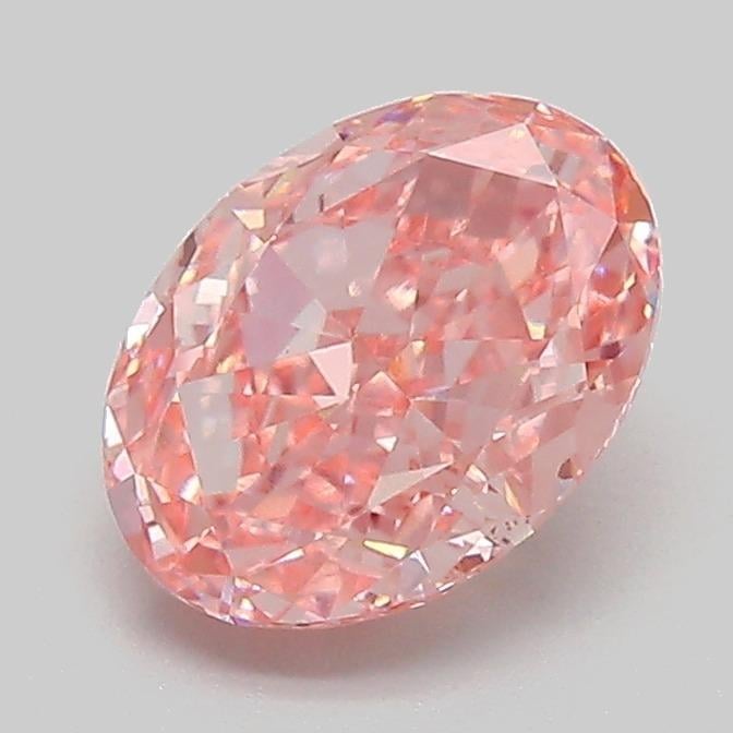 1.49 Ct. Fancy Vivid  Pink Oval Lab Grown Diamond
