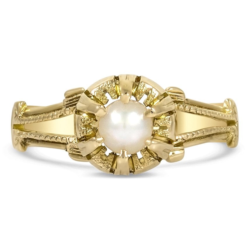 Victorian Pearl Vintage Ring Joann Brilliant Earth