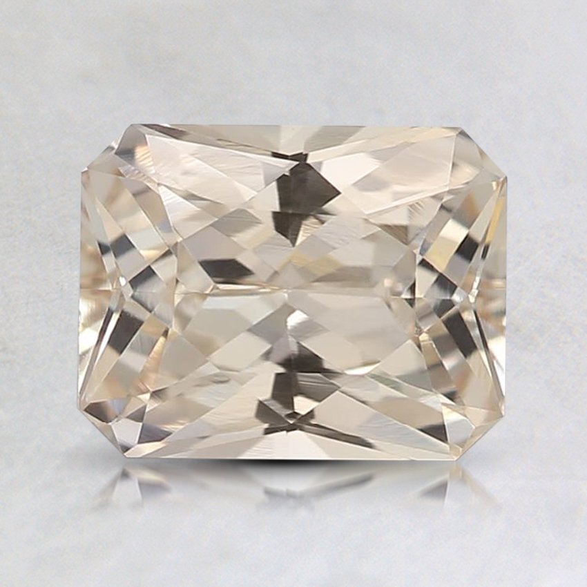 7.5x5.9mm Unheated Peach Radiant Sapphire