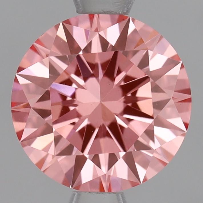 1.07 Ct. Fancy Vivid Pink Round Lab Grown Diamond