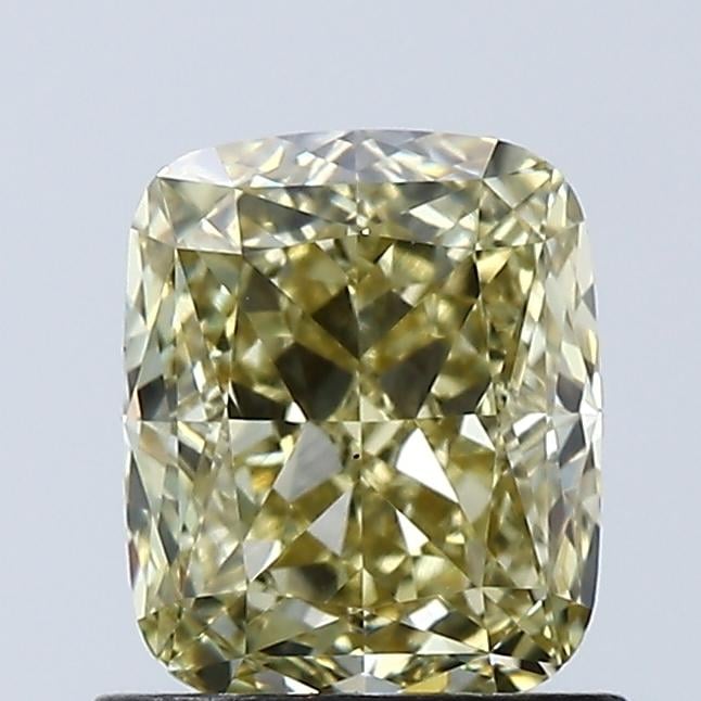 1.06 Ct. Fancy Yellow Cushion Lab Grown Diamond