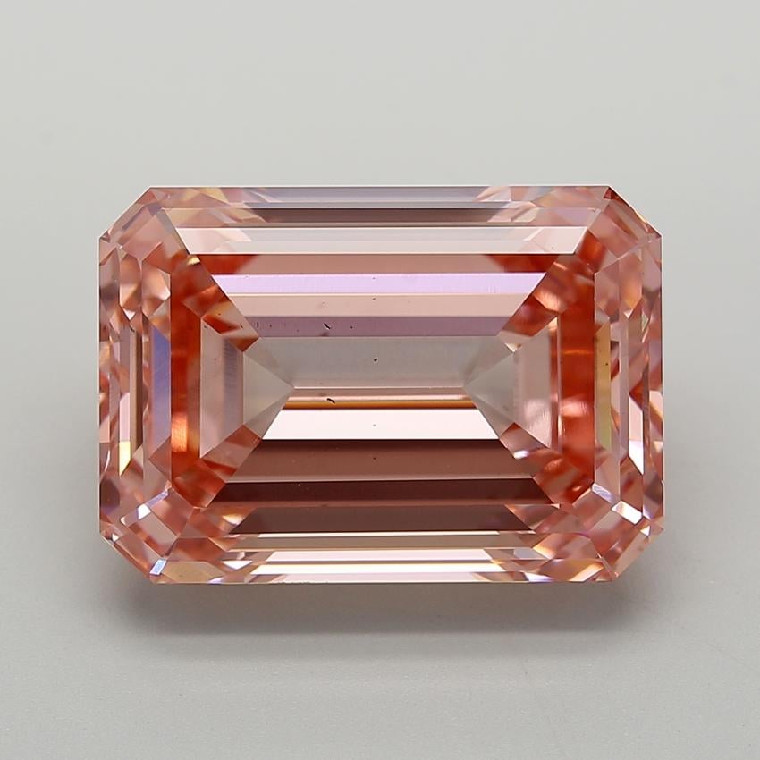 15.98 Ct. Fancy Vivid  Pink Emerald Lab Grown Diamond
