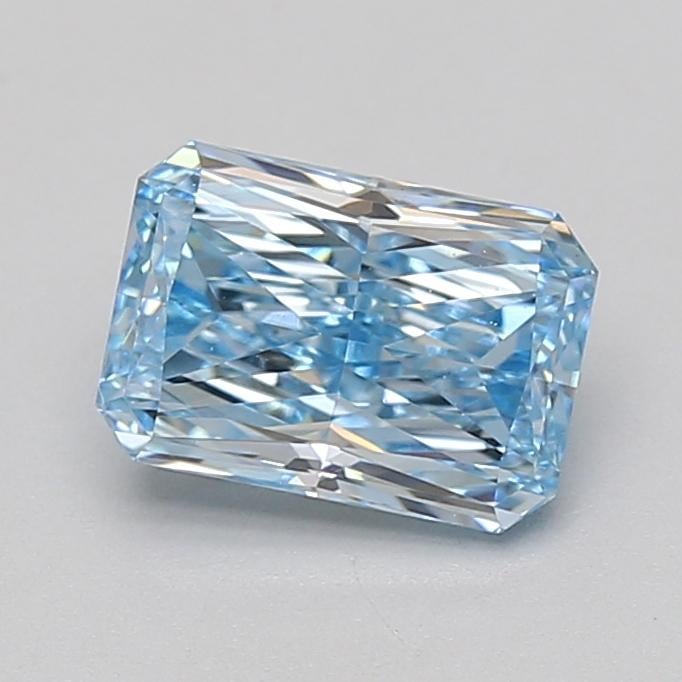 1.59 Ct. Fancy Vivid Blue Radiant Lab Grown Diamond