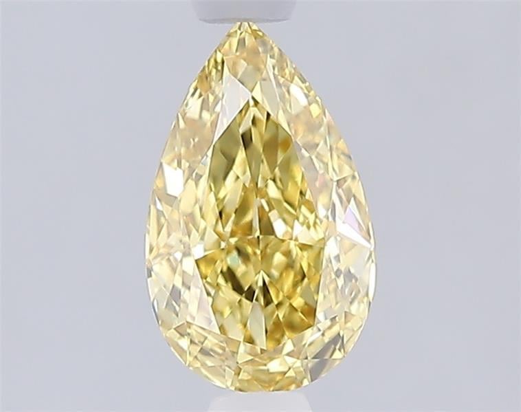 1.05 Ct. Fancy Intense  Yellow Pear Lab Grown Diamond