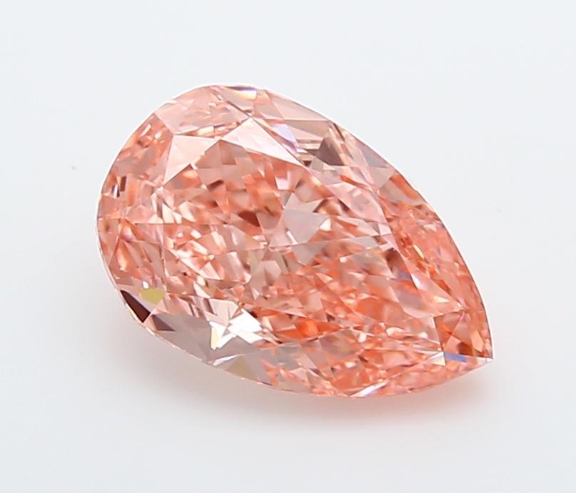 2.07 Ct. Fancy Vivid  Pink Pear Lab Grown Diamond