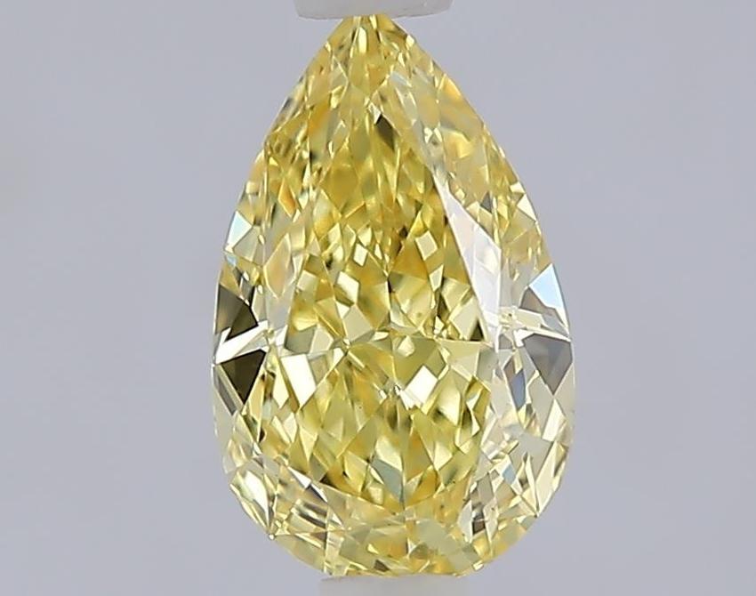 1.02 Ct. Fancy Intense  Yellow Pear Lab Grown Diamond