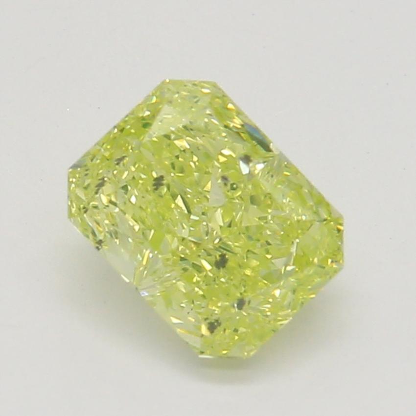 0.51 Ct. Fancy Greenish Yellow Radiant Diamond